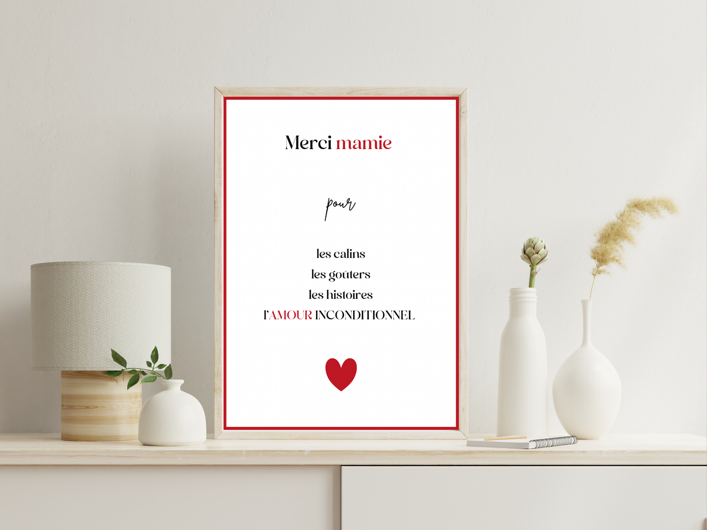 Affiche | Merci mamie