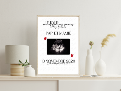 Le jour où vous avez apprenez que vous allez devenir grands-parents