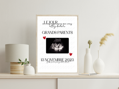 Le jour où vous avez apprenez que vous allez devenir grands-parents