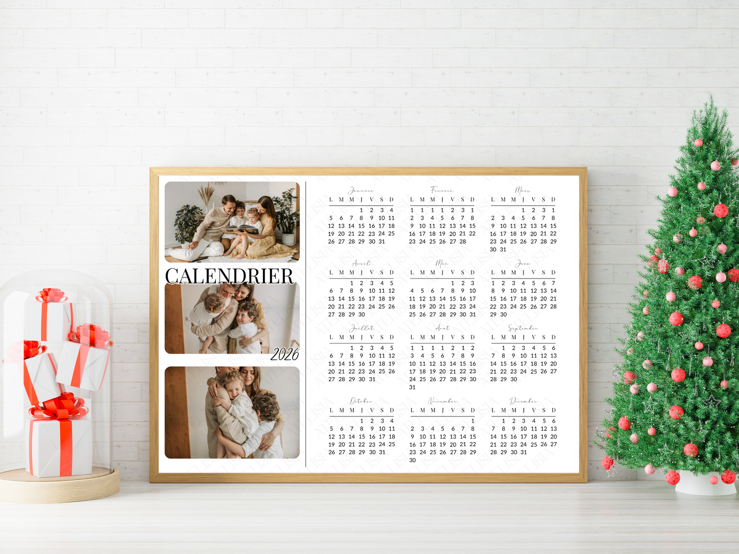 Calendrier 2026 (version payage)