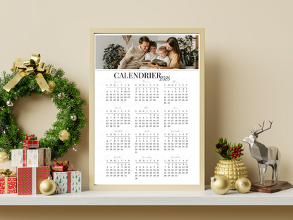 Calendrier 2026 (version portrait)